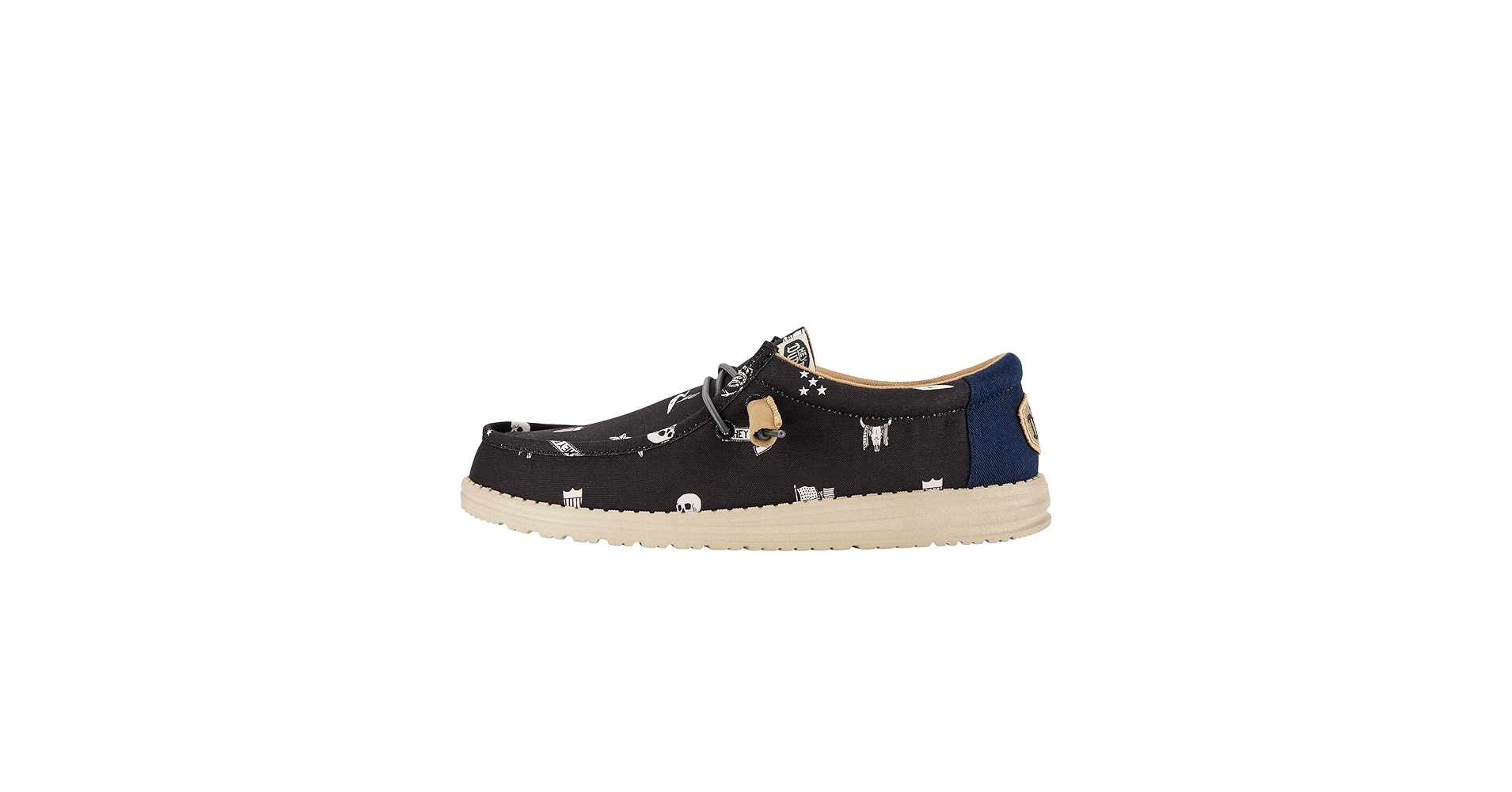 shoです Wendy Stardust Charcoal women's slip on shoes | HEYDUDE